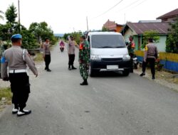 Cegah Konvoi dan Knalpot Brong, TNI-Polri di Masama Lakukan Penyekatan