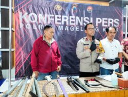 Polres Magelang Kota Gagalkan Aksi Tawuran, Para Pelaku Serahkan Sajam