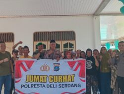 Buka Dialog dengan Masyarakat, Polresta Deli Serdang Gelar Giat Jumat Curhat