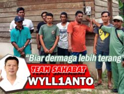 S.E. Menyumbangkan KWH Untuk Kepentingan Nelayan Di Tanjung Rusa.