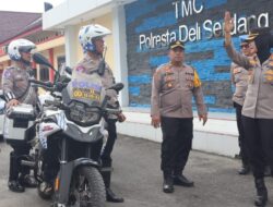 Pasca Pilkada Serentak 2024, Polresta Deli Serdang Gelar Patroli Skala Besar