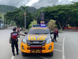 Giatkan Patroli Blue Light Pasca Natal, Polres Banggai Antisipasi Kriminalitas
