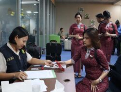 Ops Lilin Toba 2024 Polresta Deli Serdang Gelar Tes Urine Terhadap Awak Maskapai Penerbangan dan Masinis di Bandara KNIA