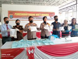 Polresta Deli Serdang Musnahkan Narkotika Sebanyak 3,65 kg Sabu, Ganja dan Pil Ekstasi