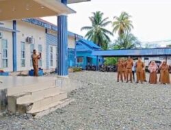 Camat Nasruddin Serta Jajaran Muspika Darul Makmur, Laksanakan Apel Gabungan