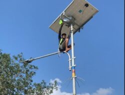 Dishub Basel, Berikan Pelayanan Terbaik Melalui Program Pemasangan PJU-TS