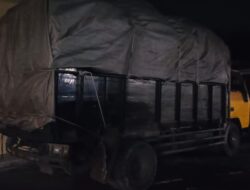 Diduga Bawa Pasir Timah Bakal Ke Jakarta, Mobil Truk Diamankan Polres Belitung