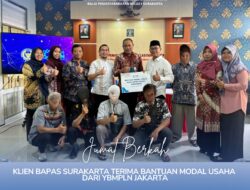 Bantuan Modal Usaha YBMPLN Jakarta Bagi Klien Pemasyarakatan Bapas Surakarta