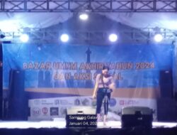 Dihibur Dengan Musik Dangdut, Acara Bazaar UMKM Dan Bakti Sosial Akhir Tahun Ramai Dikunjungi Warga Kemayoran