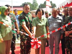Perkuat Stabilitas Keamanan, Dandim 1311/Morowali Dampingi Danrem 132/Tadulako Resmikan Koramil 1311-09/Bahodopi