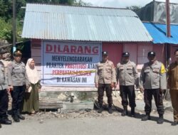 Diduga Tempat Prostitusi, Polres Banggai Tutup Rumah Pijat Tangjungsari