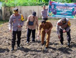 Polres Banggai Lakukan Penanaman Jagung Serentak Satu Juta Hektare