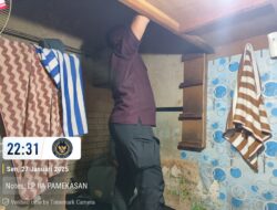 Bersihkan HP dan Narkoba, Satgas Kamtibmas Lapas Pamekasan Geledah Blok Hunian