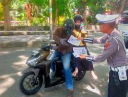 Upaya Tekan Kecelakaan, Sat Lantas Polres Banggai Gelar Kampanye Keselamatan