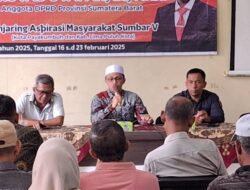 Aspirasi di Payakumbuh Barat, Irsyad Safar Serap Ini