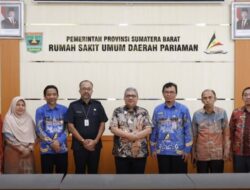 Peninjauan Pelayanan Kesehatan di RSUD Pariaman, Muhidi Lakukan Ini