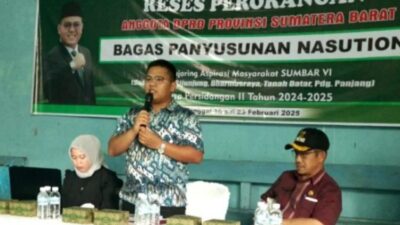 Reses, Bagas P Nasution Terima Usulan Perbaikan Jalan dan Pembenahan Objek Wisata