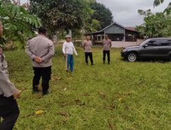 Wakapolres Belitung Laksanakan Pengecekan Ketahanan Pangan di Desa Air Pelempang Jaya