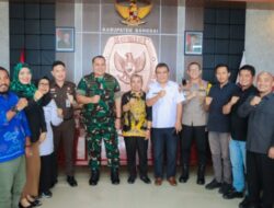 Kapolres Banggai Hadiri Rakor Persiapan PSU Bersama Forkopimda, KPU dan Bawaslu