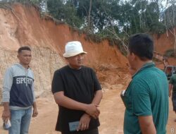 Satpol PP Tapteng Turun ke Lokasi, Galian C Napogos Berkarya Jaya Dipastikan Legal