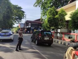Gatur Pagi di Depan Sekolah Selama Ramadhan, Polantas Polres Banggai Berikan Rasa Aman