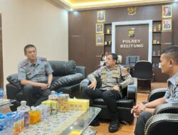 Kalapas Tanjungpandan Kunjungi Polres Belitung, Perkuat Sinergitas Keamanan