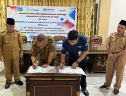 Pemda Bangkep dan BPJS Ketenagakerjaan Luwuk Tandatangani Nota Kesepahaman bagi Aparat Desa dan Anggota BPD