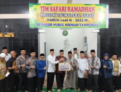 Safari Ramadhan, Muhidi Bantu Rp 50 Juta Pembangunan Masjid Nurul Hikmah Tampuniak Pasaman