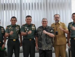 Muhidi Terima Kunjungan Danrem 032/Wbr di Akhir Masa Jabatan