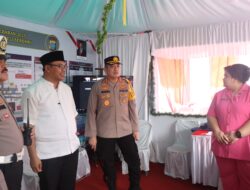 Kapolresta Deli Serdang Bersama Bupati Tinjau Pos Pengamanan dan Pos Pelayanan Ops Ketupat Toba 2025