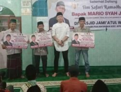 Ajak Masyarakat Hidupkan Peran Masjid dan Surau sebagai Pusat Kegiatan Sosial dan Intelektual, Mario Syah Johan Safari Ramadhan
