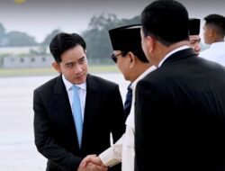 Gibran Rakabuming Sambut kepulangan Presiden Prabowo di Bandara Pangkalan TNI AU Halim Perdanakusuma