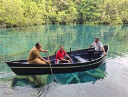 Wakil Bupati Bangkep Dampingi Direktur Pemasaran Kementerian Pariwisata RI Kunjungi Danau Paisupok