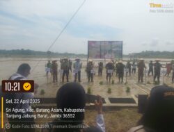 Tanam Padi Serentak, Dandim 0419/Tanjung Jabung Barat Hadir
