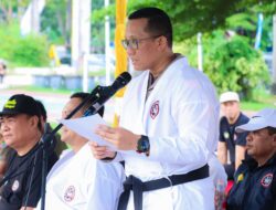 Kapolres Banggai Dampingi Dansat Brimob Polda Sulteng Buka Gashuku dan Ujian INKANAS Zona V