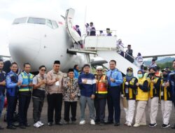 Bandara H. AS Hanandjoeddin sukses melayani rombongan Jamaah Haji tahun 1446H/2025 M.