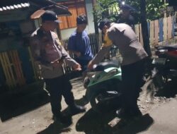 Polsek Lamala Tingkatkan Razia Kendaraan di Malam Hari