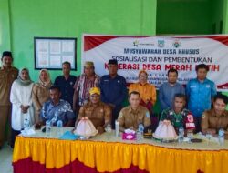 Musdes pembentukan Koperasi Merah Putih Liang, Nurmasita Sinaling terpilih sebagai Ketua