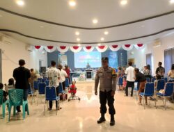 Polisi Jaga Ketat Ibadah Kenaikan Yesus Kristus di Banggai