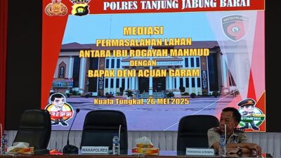 Sengketa Lahan 310 Hektare di Tanjab Barat, Mediasi Berlanjut – Jalur Hukum Jadi Opsi Terakhir