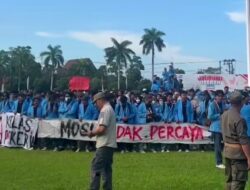 Ratusan Mahasiswa UBB Tuntut Keadilan untuk Aldo Ramadani, Hidayat: Demo itu Jangan Menyusahkan Rakyat
