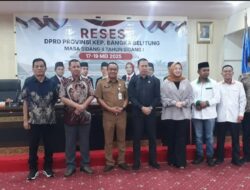 DPRD Provinsi Kepulauan Bangka Belitung Gelar Reses, Fokus pada Pembangunan dan Teknologi