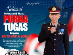 AKP Al Amin Purna Tugas, Kapolres Banggai Ucapkan Terima kasih