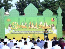 Gelar Salat Idul Adha, Jajaran Polri Tingkatkan Kepedulian Demi Persatuan