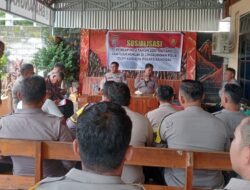 Polres Banggai Sosialisasi Perkap No 2 Tahun 2017 Tentang Bantuan Hukum