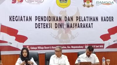 Agus: Diklat Kader Deteksi Dini Masyarakat Agar Lebih Peka Permasalahan