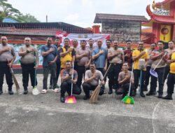 Polsek Pademangan Gelar Bakti Religi di Vihara Bahtera Bhakti, Sambut HUT Bhayangkara ke-79