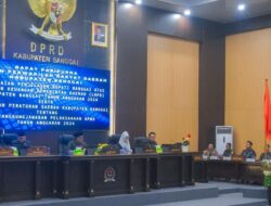 Wakapolres Kompol Pino Hadiri Paripurna DPRD Penyampaian LKPD Bupati Banggai