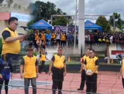 Kapolres Bangkep Resmi Buka Turnamen Olahraga Kapolres Cup I, Dalam Rangka HUT Bhayangkara Ke – 79