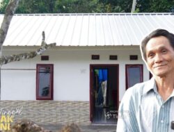 PT Timah Bangun Rumah Layak Huni Untuk Warga Bangka, Suparjan Tak Khawatir Lagi Rumahnya Akan Roboh